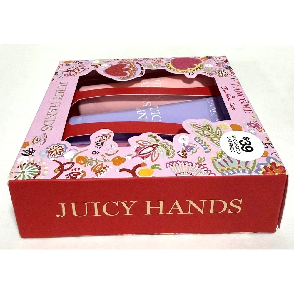 Lancome x Barbara Cox Hands Cream Juicy Hands Trio Set Limited Edition